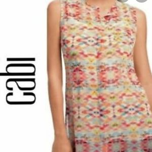 💜5/$10💜 CAbi Aztec Avery sheer tunic